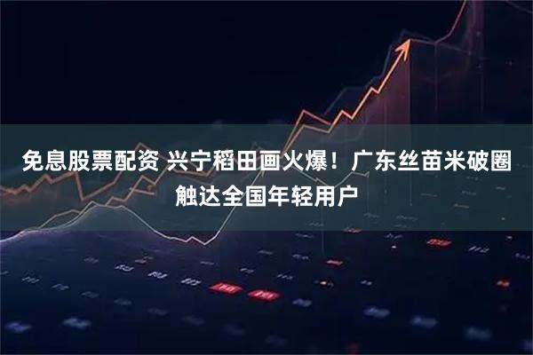 免息股票配资 兴宁稻田画火爆！广东丝苗米破圈触达全国年轻用户
